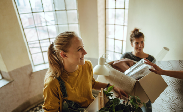 Flatmates are moving house