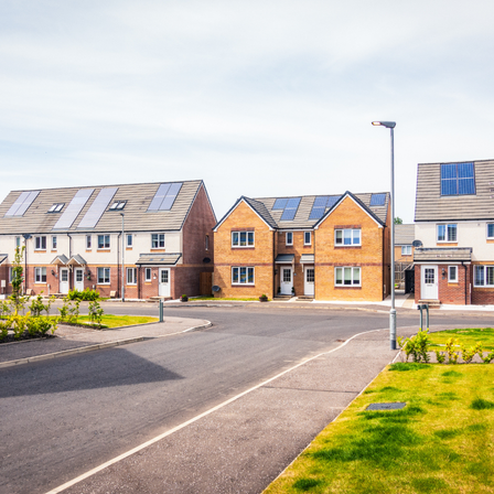 New build houses in the UK