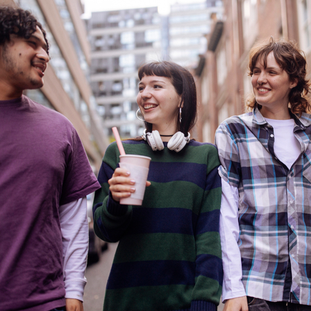 Group Of Teenagers Hanging Out Together