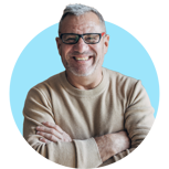 Mature Man Oat Jumper Blue (1)