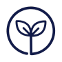 Grow Savings Icon Navy