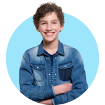 Teenage Boy Denim Blue