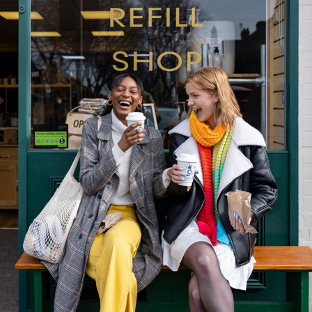 Friends Having Coffee