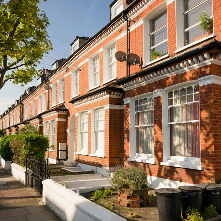 Row Of Houses UK