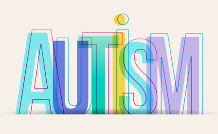 text graphic Autism