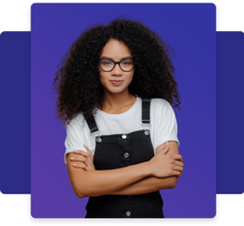 Teenage Girl Wearing Glasses