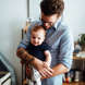 Father Holding His Baby