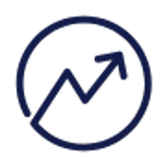 GIB (Arrow Growth) Icon Navy