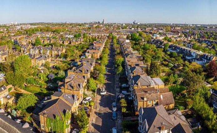 Aerial-View-Of-London-Suburb