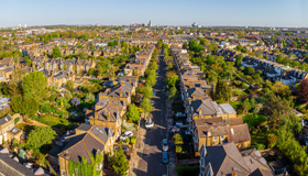 Aerial-View-Of-London-Suburb