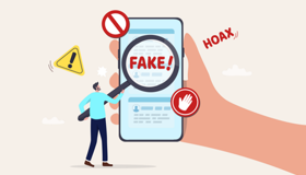 Illustration of a financial scam